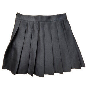 🔥 Wildcat Black Pleated Mini Skirt Size Small EUC